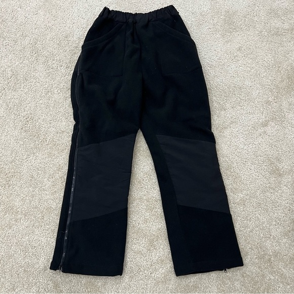Cold Weather Synthetic Fleece Polyester Men Black Medium Full Zip Pants Outdoor, - Picture 1 of 12